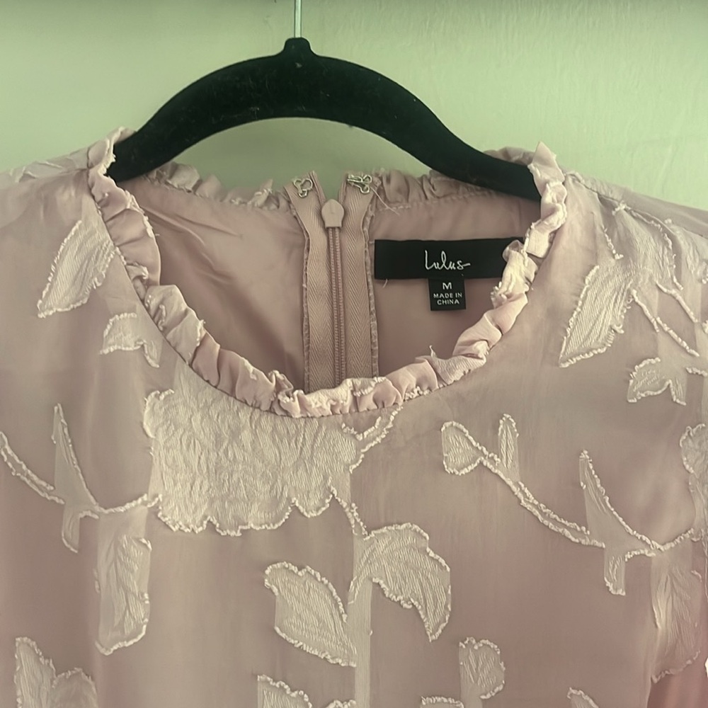Lulu’s Lavender Ruffle Dress - Picture 4 of 7